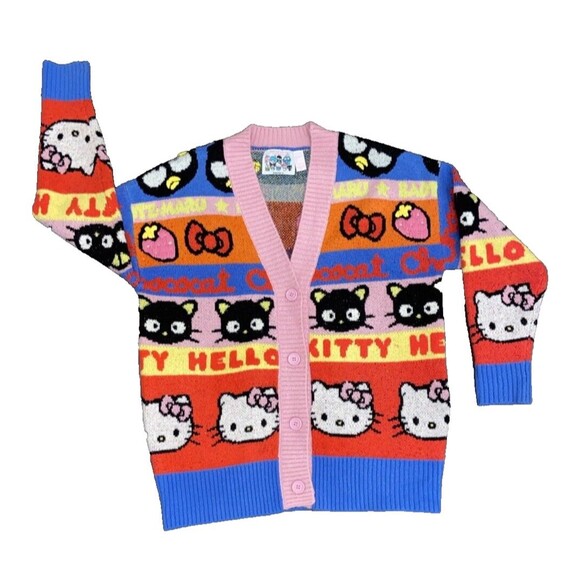 Hello Kitty & Friends Cardigan Adult Size Small Forever 21 - Picture 1 of 14
